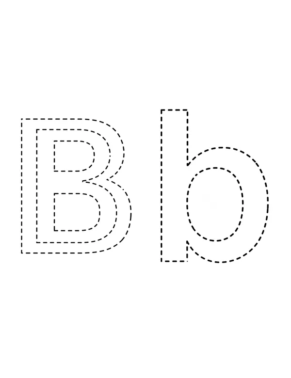 A–Z Letter Tracing Worksheets — sheet 2