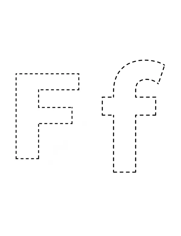 A–Z Letter Tracing Worksheets — sheet 6