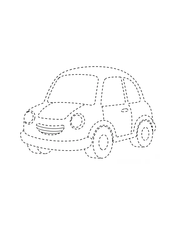 Shape Tracing Worksheets — sheet 6