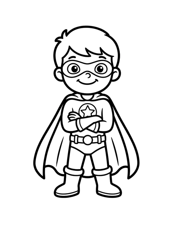 Bolt Hero coloring page — free printable