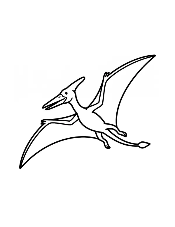 Free Dinosaur Coloring Pages — sheet 6