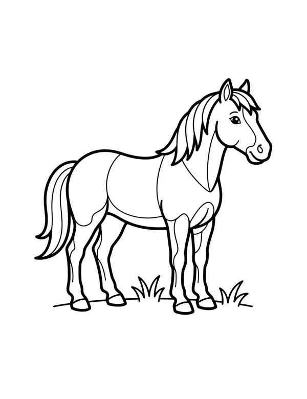 Free Farm Animal Coloring Pages — sheet 3